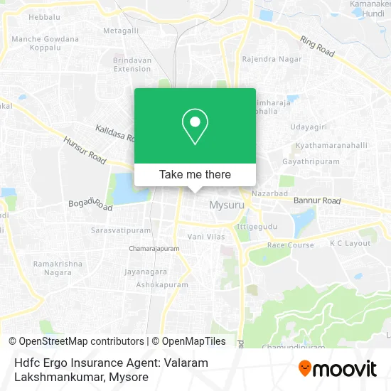 Hdfc Ergo Insurance Agent: Valaram Lakshmankumar map