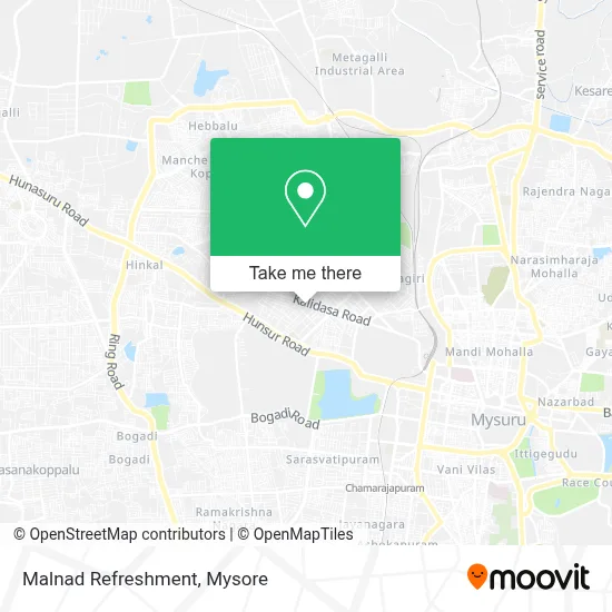 Malnad Refreshment map