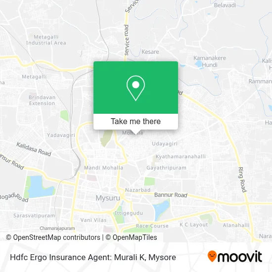 Hdfc Ergo Insurance Agent: Murali K map