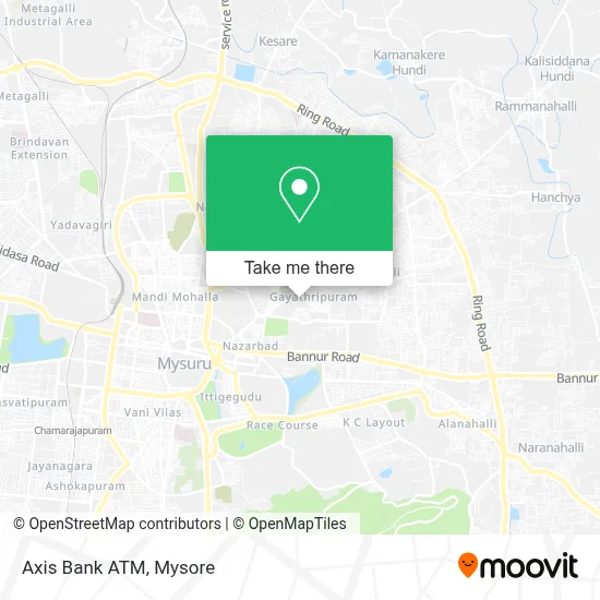 Axis Bank Atm map