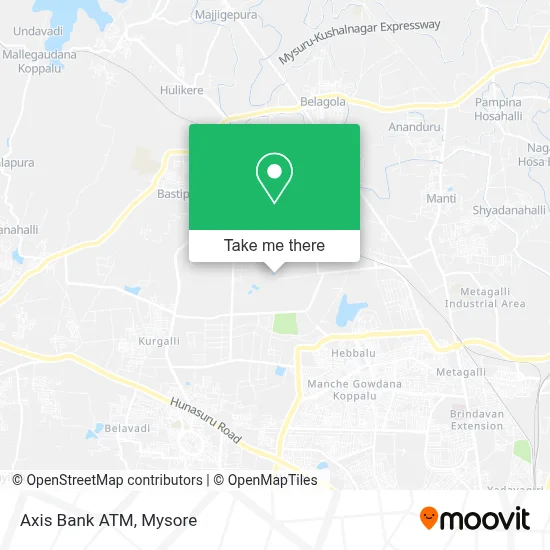 Axis Bank Atm map
