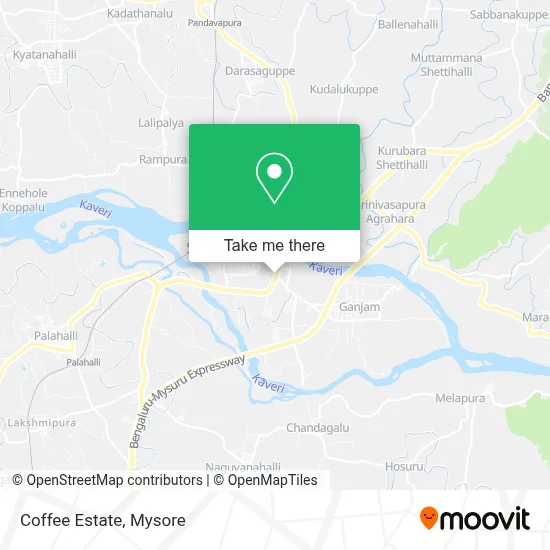 Coffee Estate map