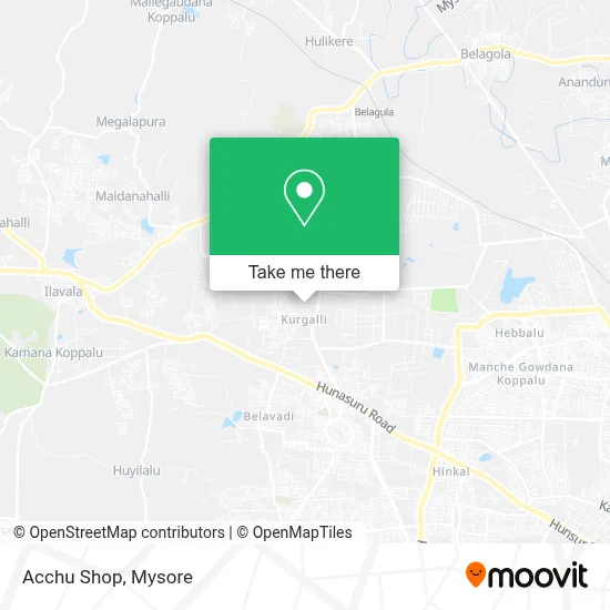 Acchu Shop map