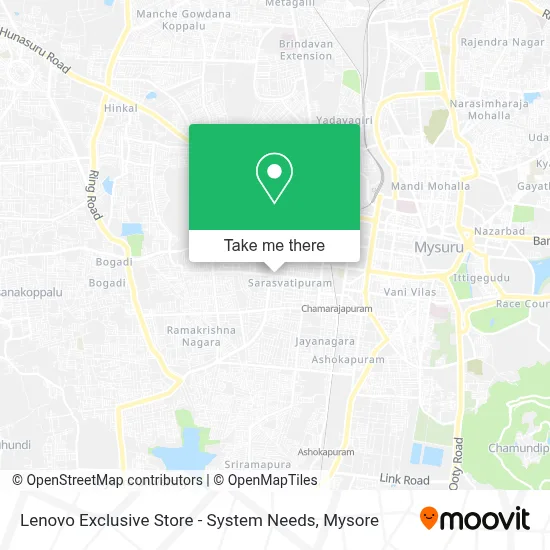 Lenovo Exclusive Store - System Needs map