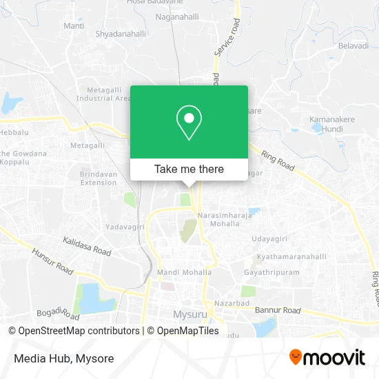 Media Hub map