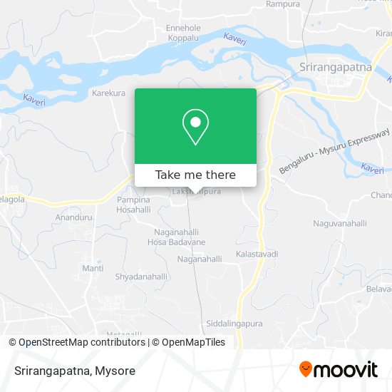 Srirangapatna In Karnataka Map How To Get To Srirangapatna In Shrirangapattana By Bus?