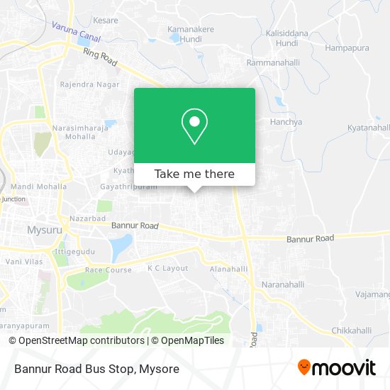 Bannur Road Bus Stop map