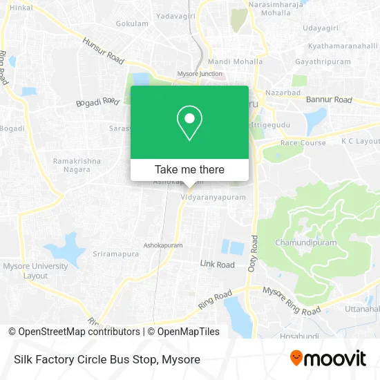 Silk Factory Circle Bus Stop map