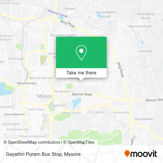 Gayathri Puram Bus Stop map