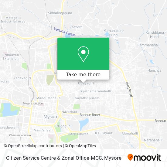 Citizen Service Centre & Zonal Office-MCC map