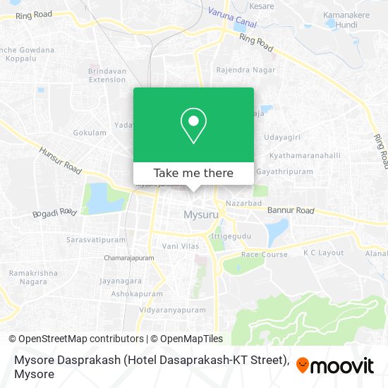 Mysore Dasprakash (Hotel Dasaprakash-KT Street) map