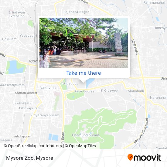 Mysore Zoo map