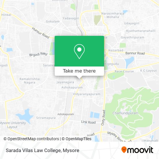 Sarada Vilas Law College map