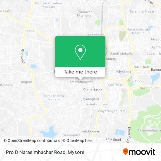 Pro D Narasimhachar Road map