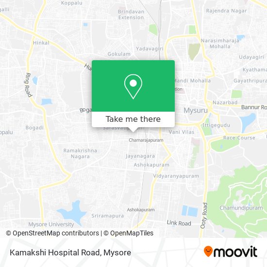 Kamakshi Hospital Road map