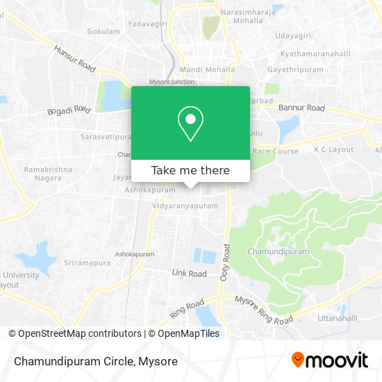 Chamundipuram Circle map