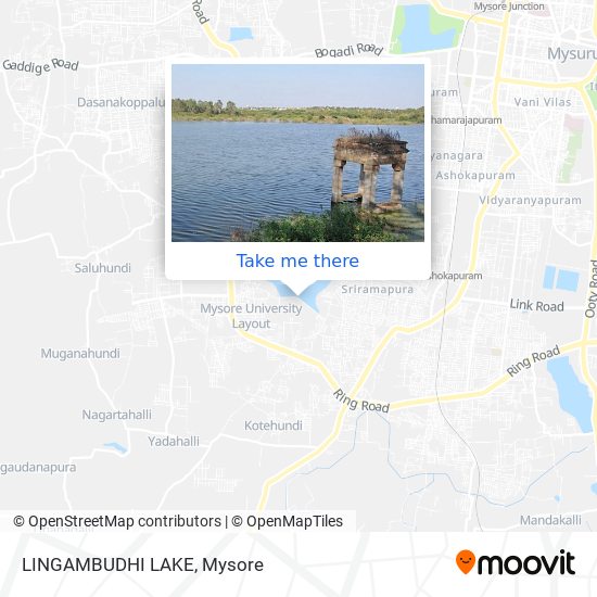 LINGAMBUDHI LAKE map