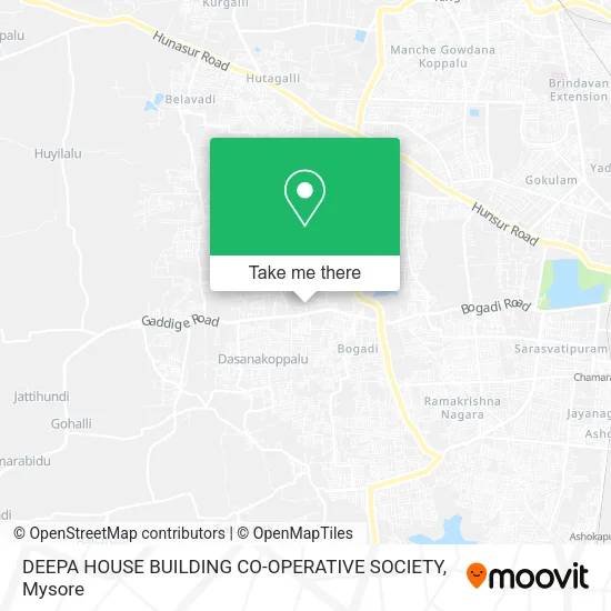 DEEPA HOUSE BUILDING CO-OPERATIVE SOCIETY map