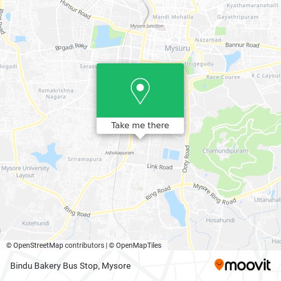 Bindu Bakery Bus Stop map