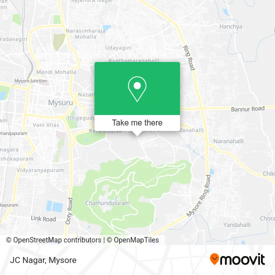 JC Nagar map