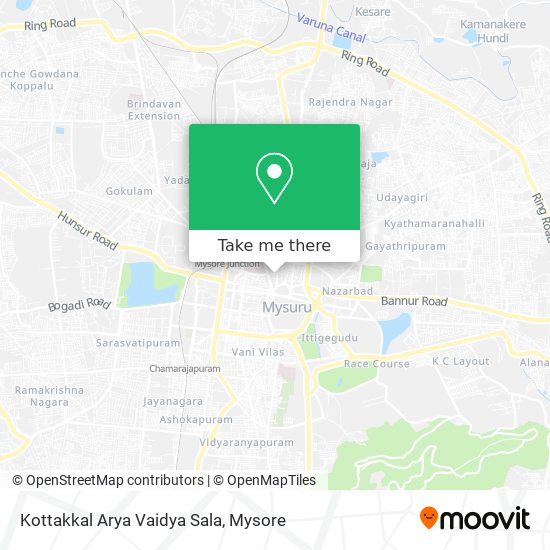 Kottakkal Arya Vaidya Sala map