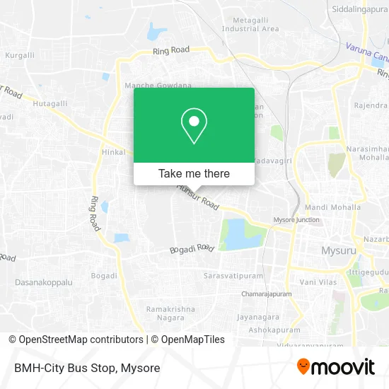 BMH-City Bus Stop map