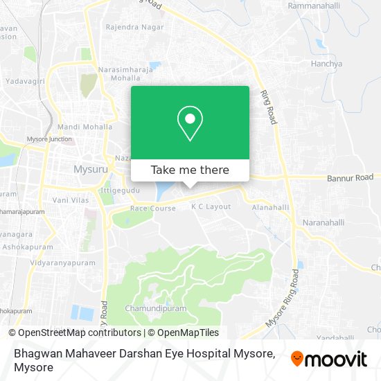 Bhagwan Mahaveer Darshan Eye Hospital Mysore map