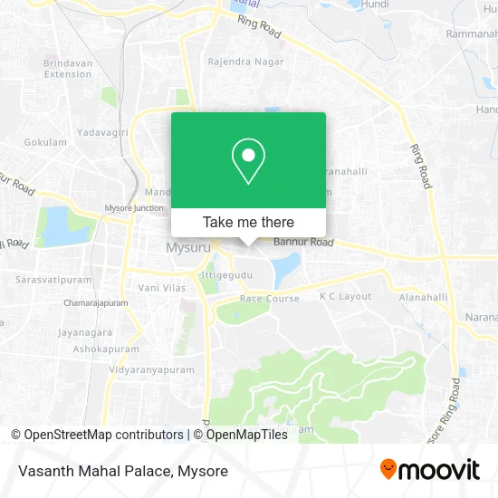 Vasanth Mahal Palace map