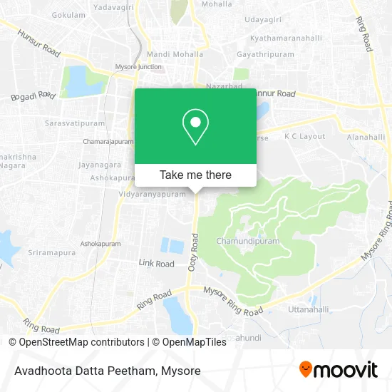 Avadhoota Datta Peetham map