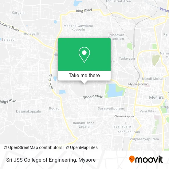 Sri JSS College of Engineering map