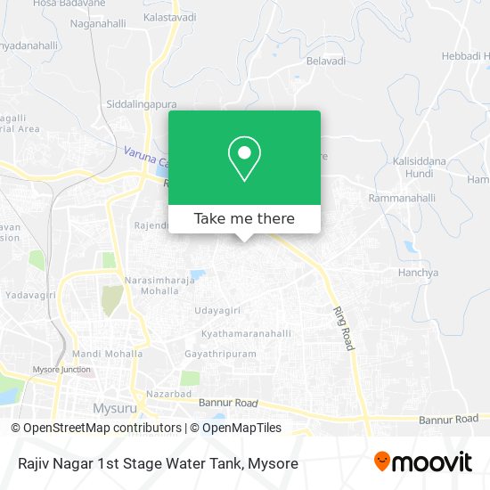Rajiv Nagar 1st Stage Water Tank map