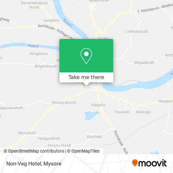 Non-Veg Hotel map