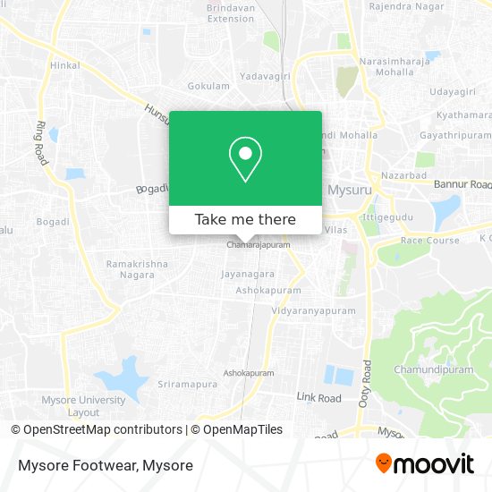 Mysore Footwear map