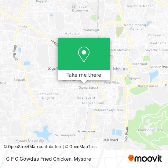 G F C Gowda's Fried Chicken map