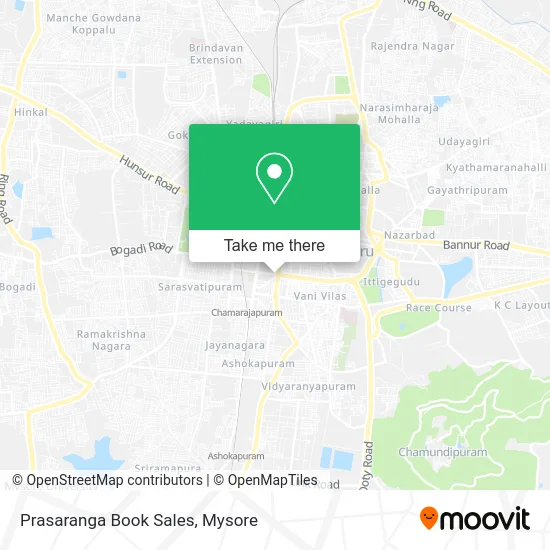 Prasaranga Book Sales map