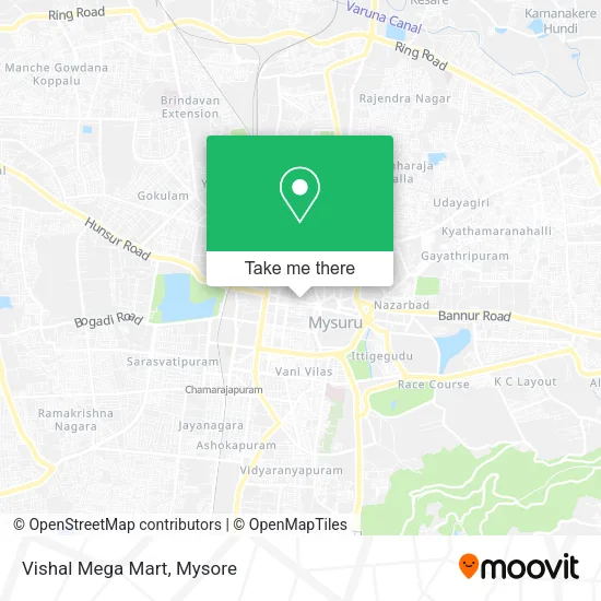Vishal Mega Mart map