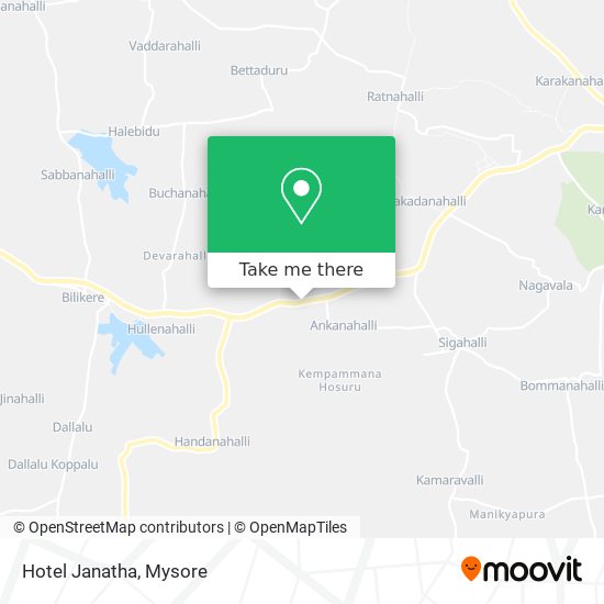 Hotel Janatha map