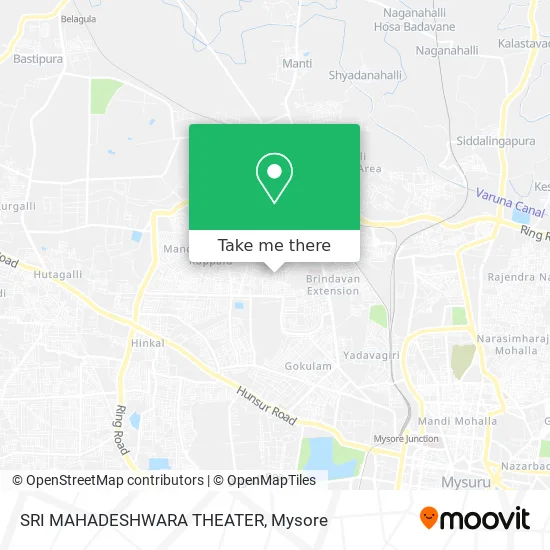 SRI MAHADESHWARA THEATER map