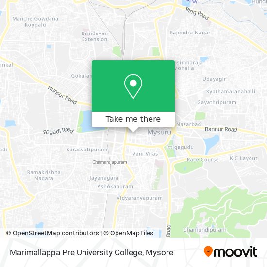 Marimallappa Pre University College map