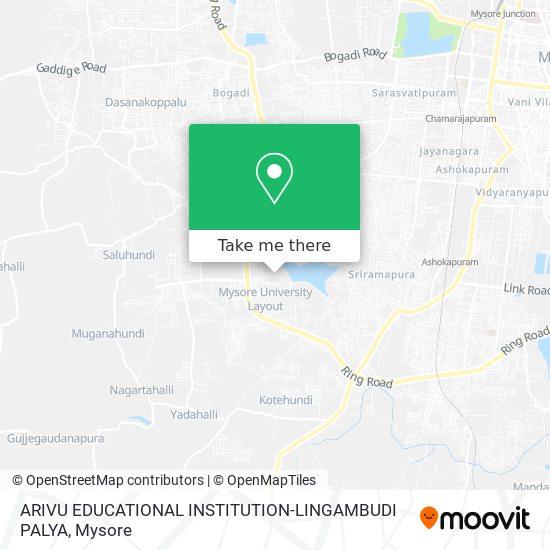 ARIVU EDUCATIONAL INSTITUTION-LINGAMBUDI PALYA map