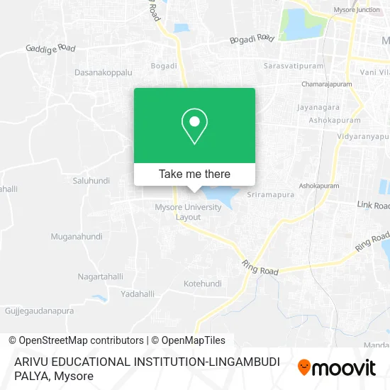 ARIVU EDUCATIONAL INSTITUTION-LINGAMBUDI PALYA map