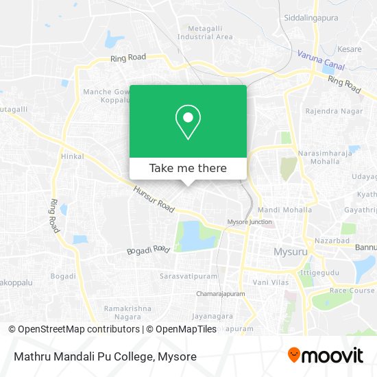 Mathru Mandali Pu College map