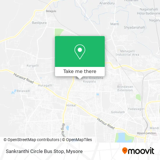 Sankranthi Circle Bus Stop map