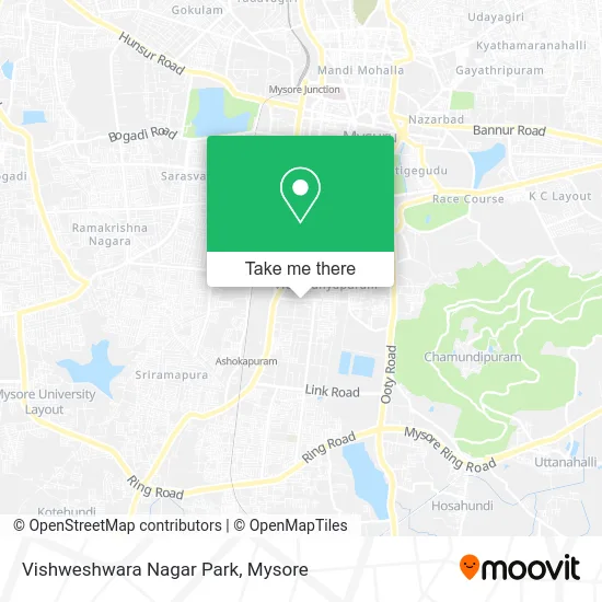 Vishweshwara Nagar Park map