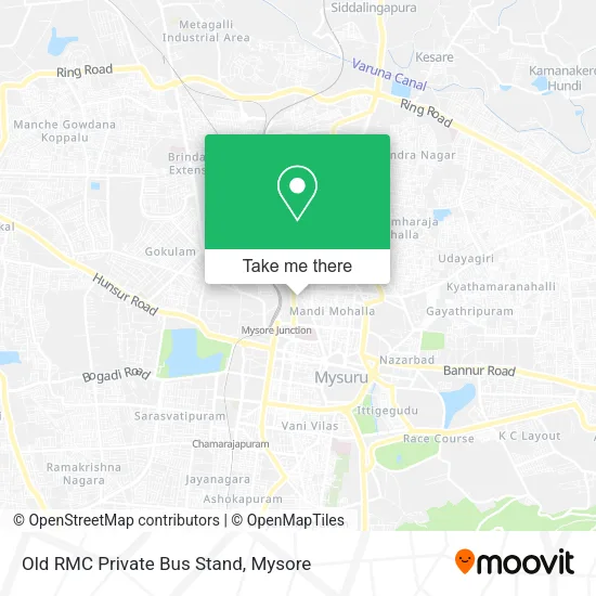 Old RMC Private Bus Stand map
