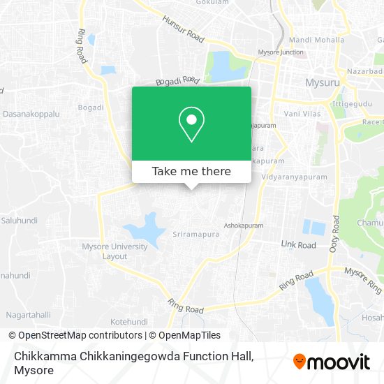 Chikkamma Chikkaningegowda Function Hall map