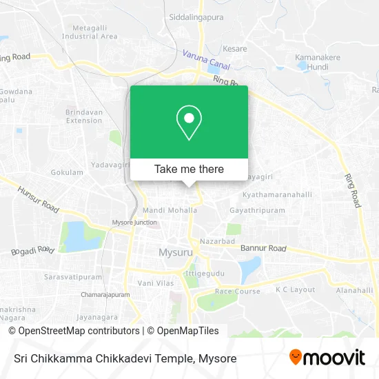 Sri Chikkamma Chikkadevi Temple map
