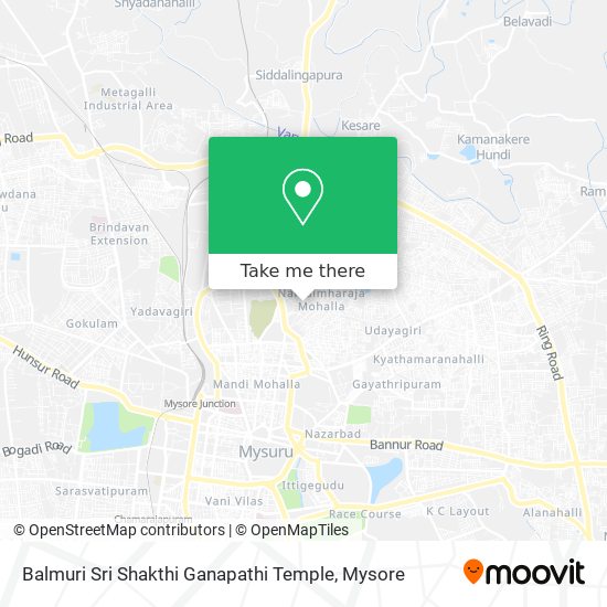 Balmuri Sri Shakthi Ganapathi Temple map