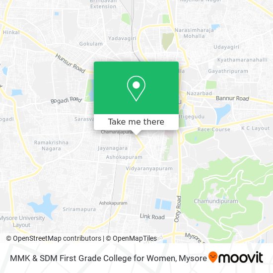 MMK & SDM First Grade College for Women map