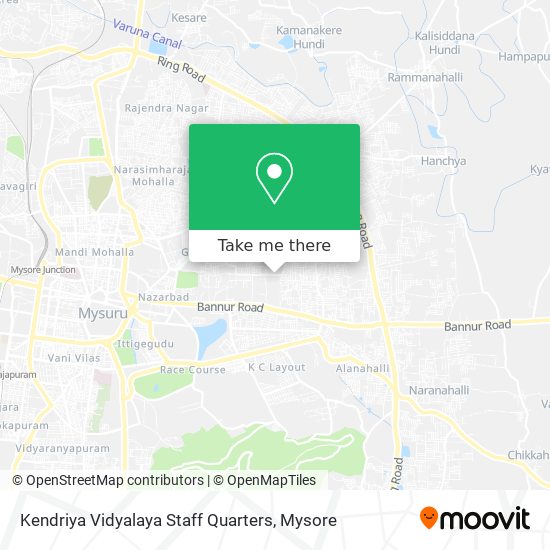 Kendriya Vidyalaya Staff Quarters map